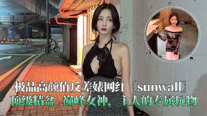 极品高颜值反差婊网红〖sunwall〗顶级精盆巅峰女神主人的专属玩物